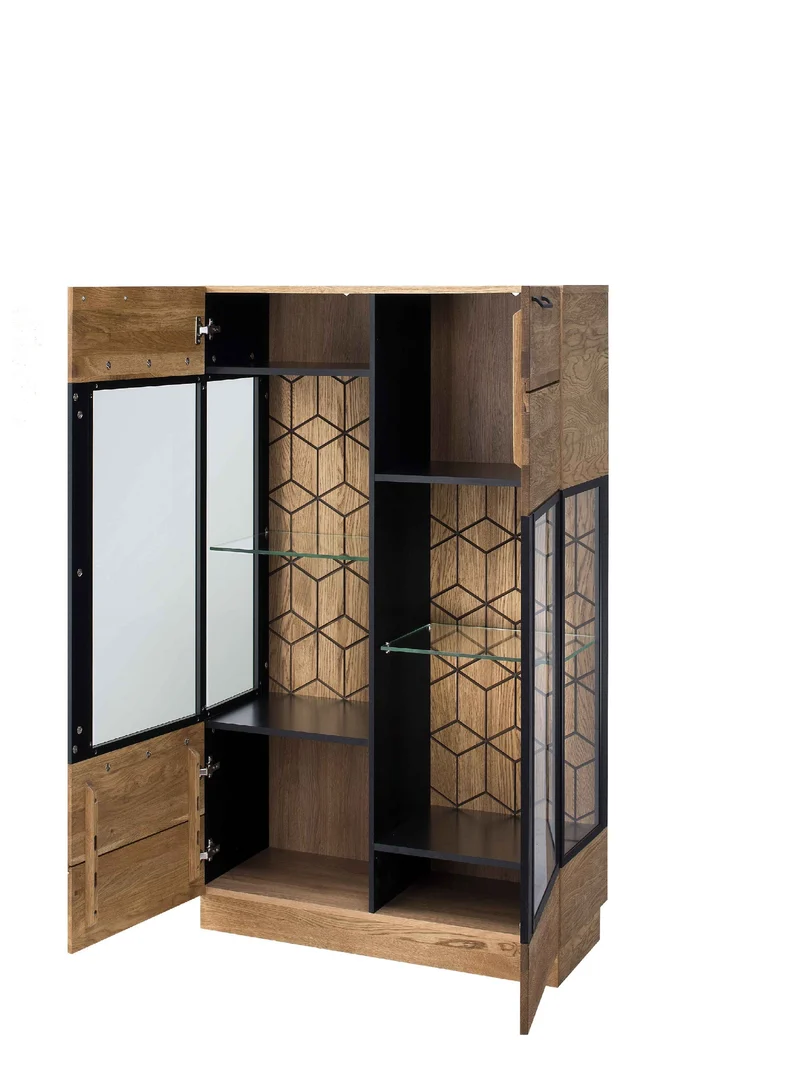 Vitrine aus Eichenholz MOZAIK 15 | LoftStory
