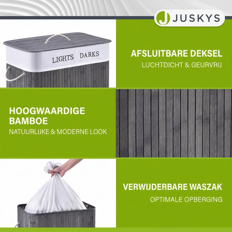 Bambus Wäschekorb Curly