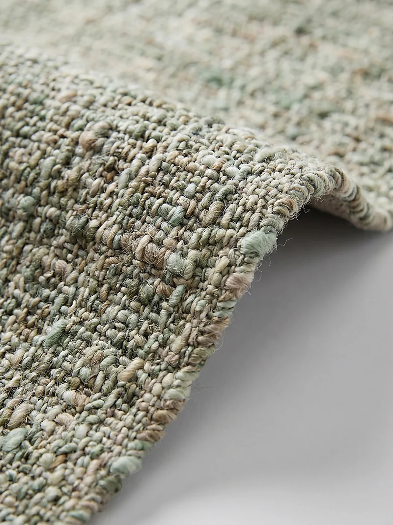 Wollteppich Tweed-Heather Bouclé · 100 % Schurwolle · Handgewebt · Multi-Tonal