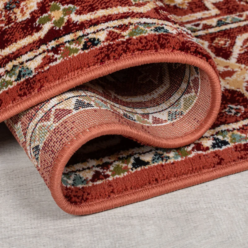 Vintage-Teppich geometrisch · Polypropylen · 12 mm Flor