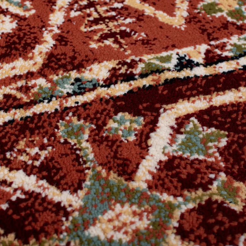 Vintage-Teppich geometrisch · Polypropylen · 12 mm Flor