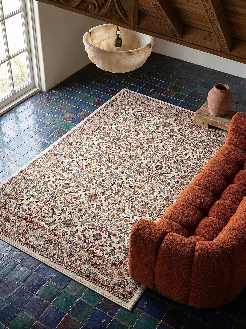 Teppich Ornamentmuster · Polypropylen · 12 mm Flor