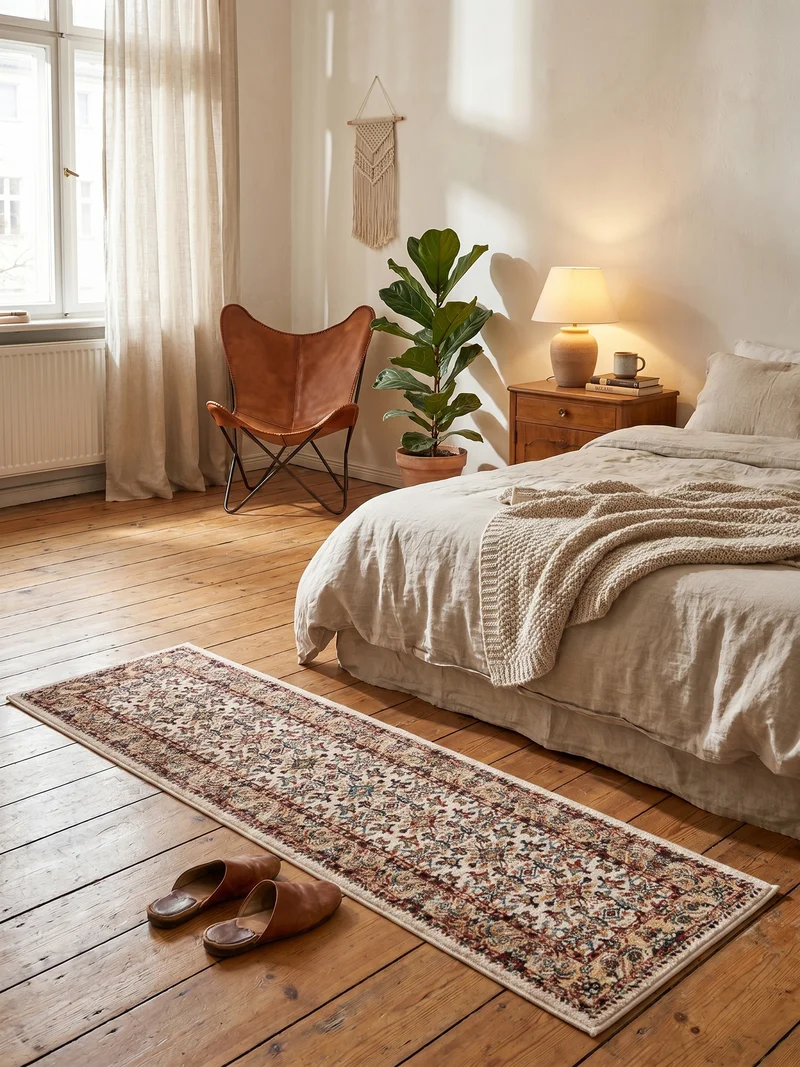 Teppich Ornamentmuster · Polypropylen · 12 mm Flor