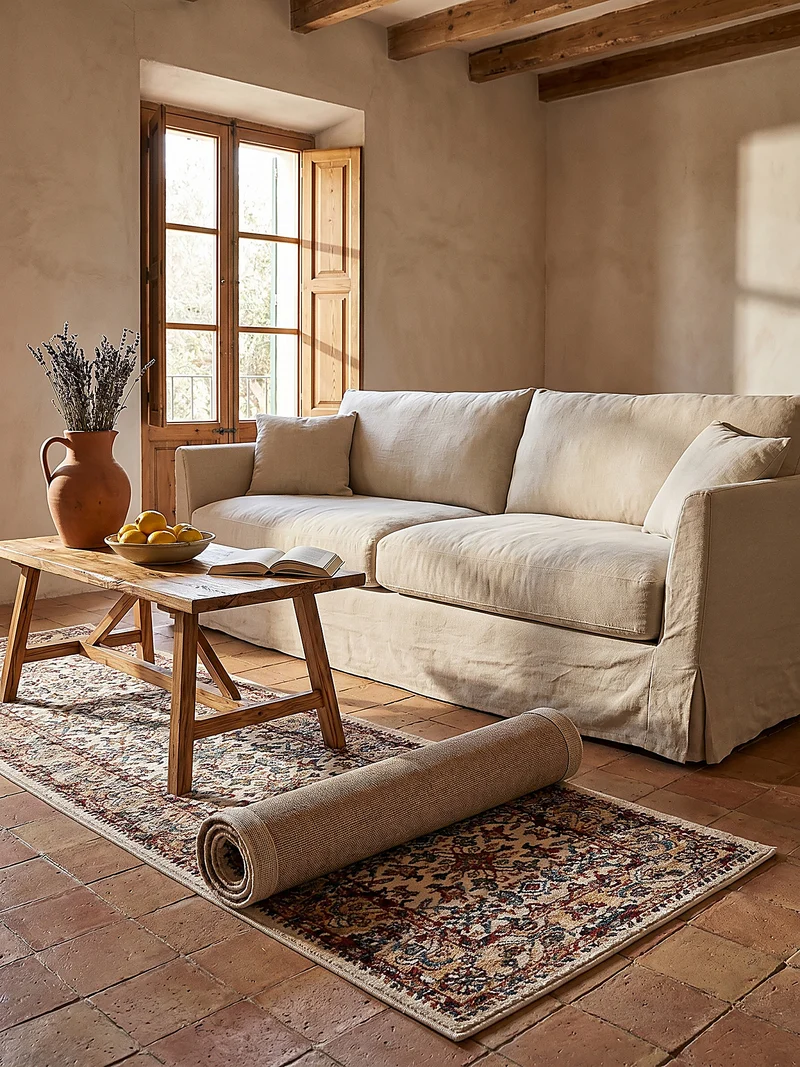 Teppich Ornamentmuster · Polypropylen · 12 mm Flor
