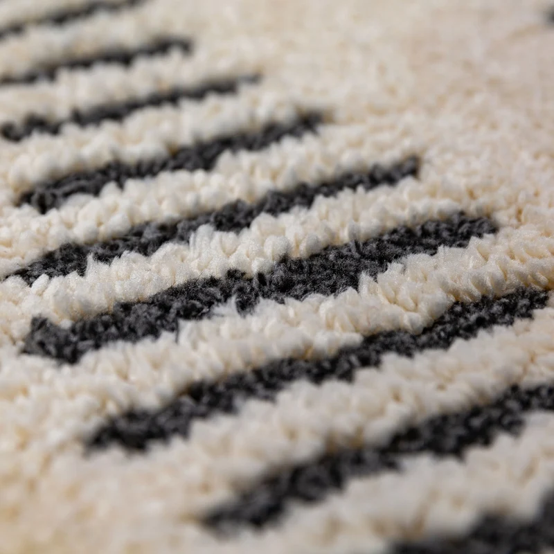 Teppich Hochflor Skandinavisch minimalistisch, Schlafzimmer