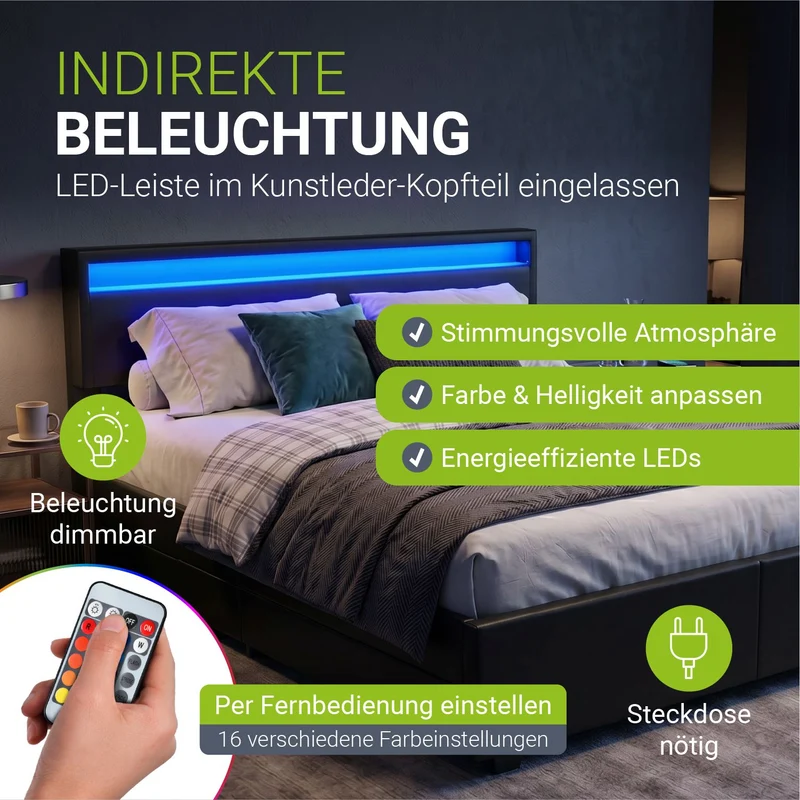 Polsterbett Lyon