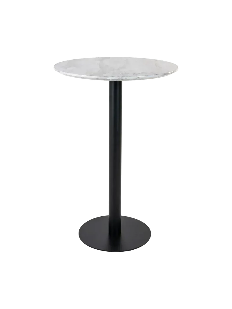 Bolzano Bartisch Marmor-Optik, Gestell in Messing-Optik