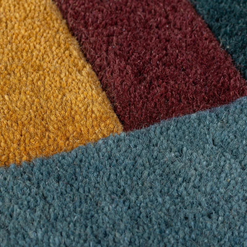 Wollteppich Retroform handgetuftet · 100 % Wolle · 10 mm