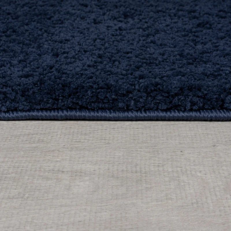 Hochflor Teppich waschbar Flauschig Unifarben, Wohnzimmer