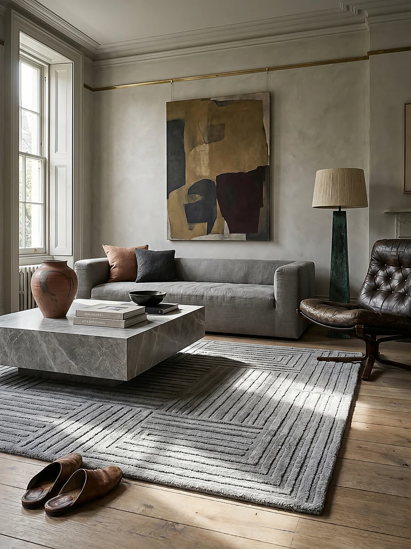 Wollteppich Zen Shaped Geometrisch, Wohnzimmer