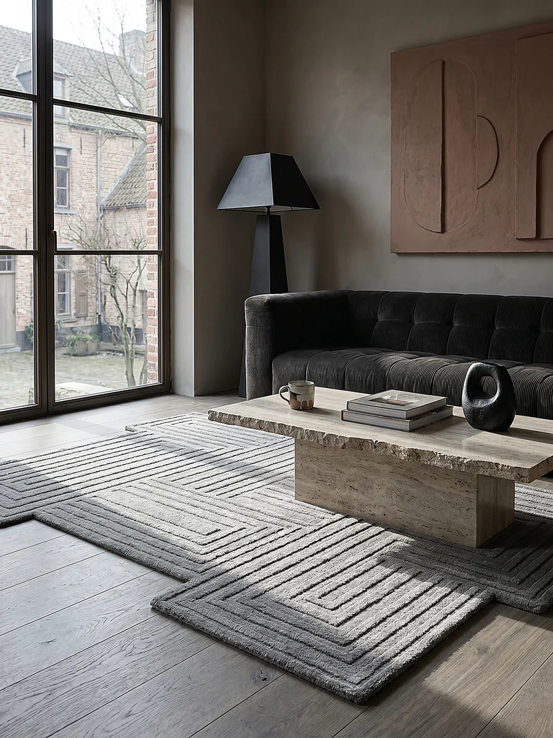 Wollteppich Zen Shaped Geometrisch, Wohnzimmer