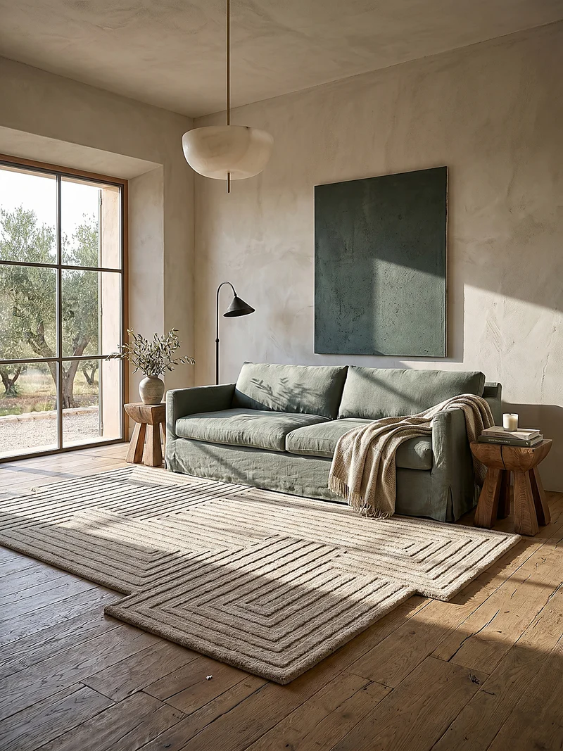 Wollteppich Zen Shaped Geometrisch, Wohnzimmer