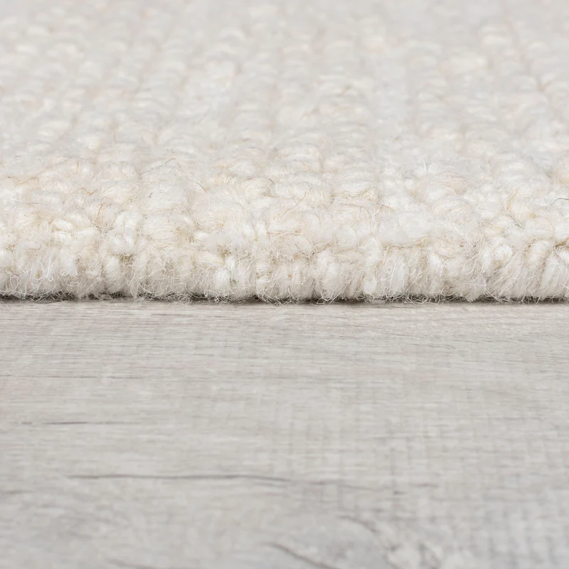 Wollteppich Boucle, Unifarben, Strapazierfähig, natürlich & pflegeleicht