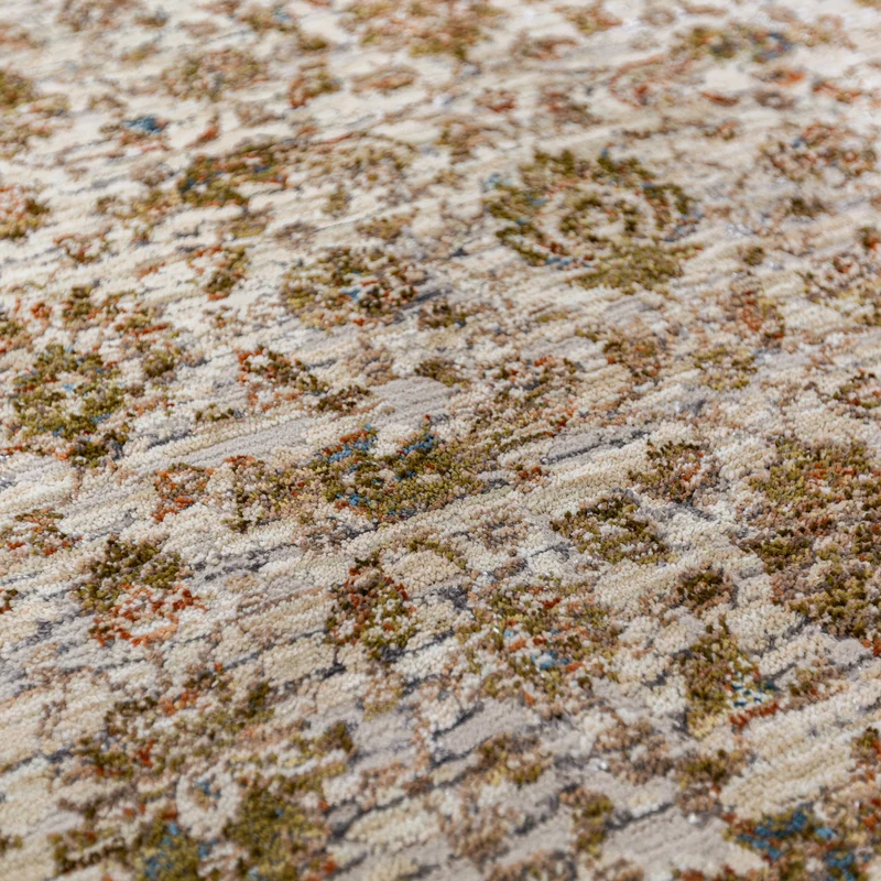 Orientteppich Vintage Blumen-Muster, Wohnzimmer