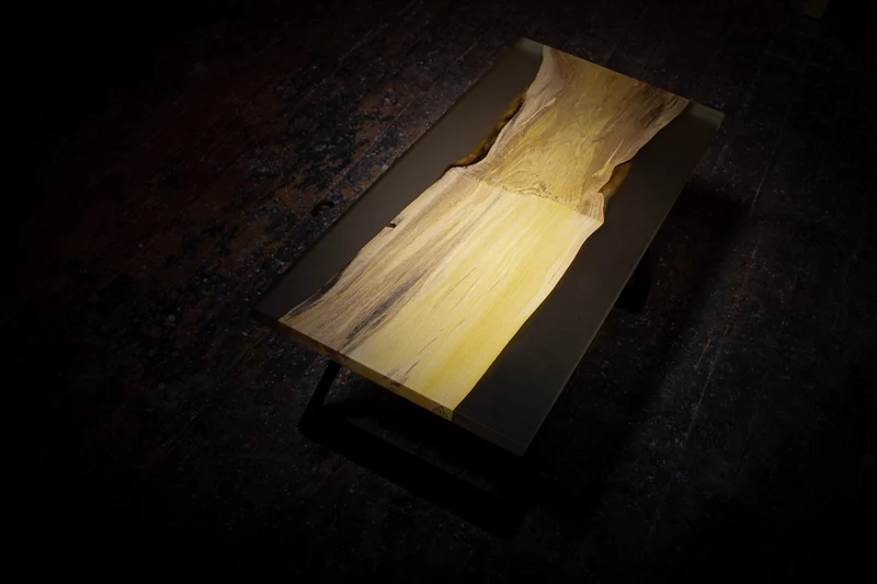 Lina - Couchtisch aus Zitronenholz Massivholz