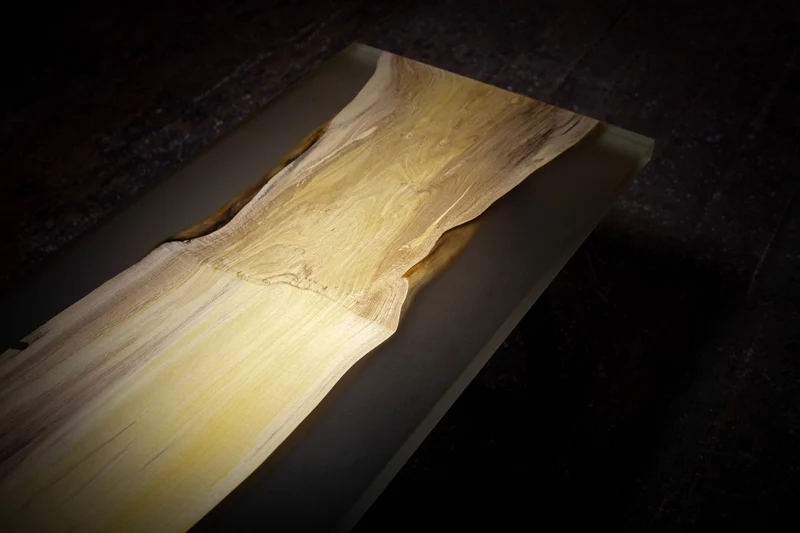 Lina - Couchtisch aus Zitronenholz Massivholz