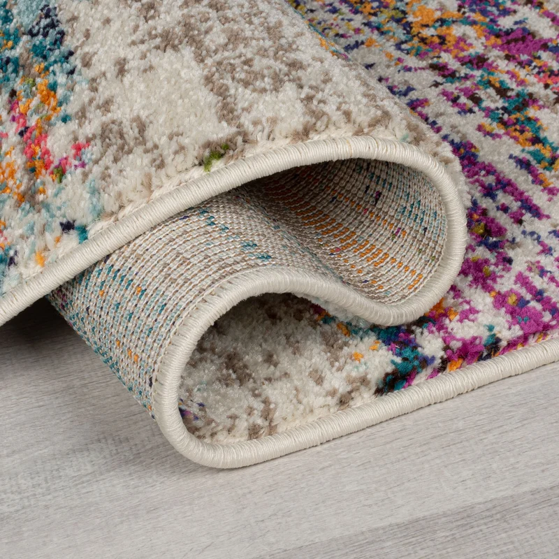 Teppich Kurzflor Abstrakt Modern, Wohnzimmer