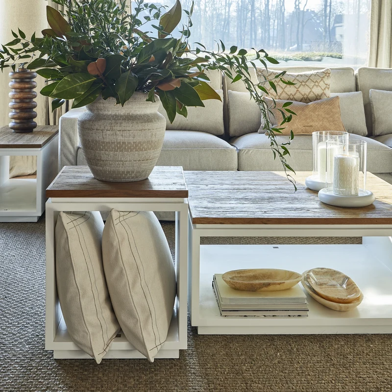 Lake House Coffee Table, 90x90 cm