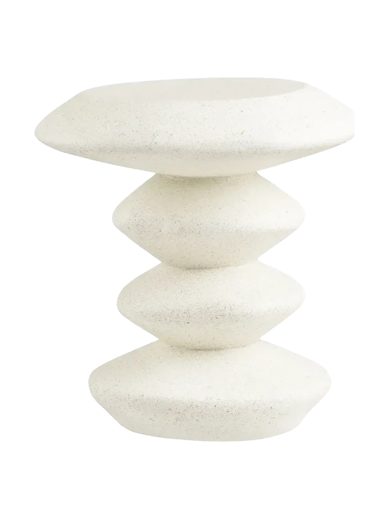 Blackburn Beistelltisch Fiberclay, weiß