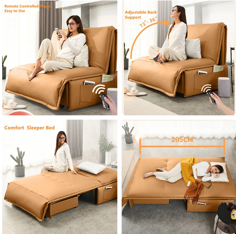 Ferngesteuertes Power-Sleeper-Schlafsofa