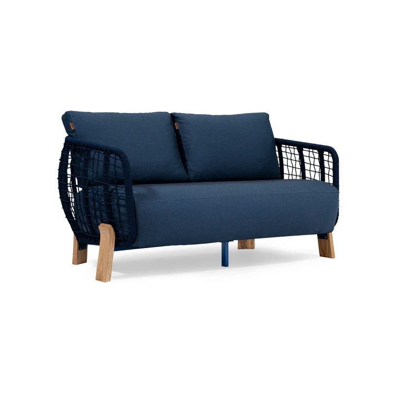 Sancrea Titus 2 Seater - Rope- Wrapped Teak Sofa