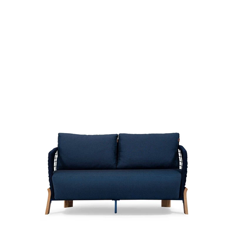 Sancrea Titus 2 Seater - Rope- Wrapped Teak Sofa