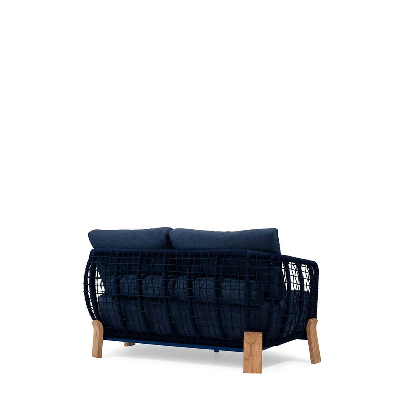 Sancrea Titus 2 Seater - Rope- Wrapped Teak Sofa