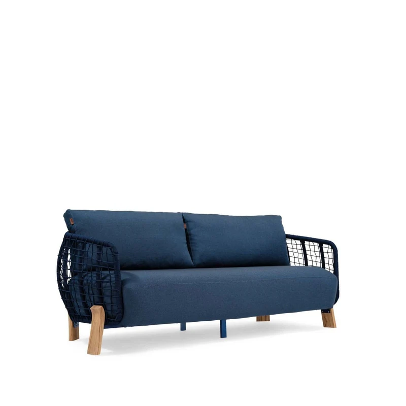 Sancrea Titus 3 Seater- Rope Wrapped Teak Sofa