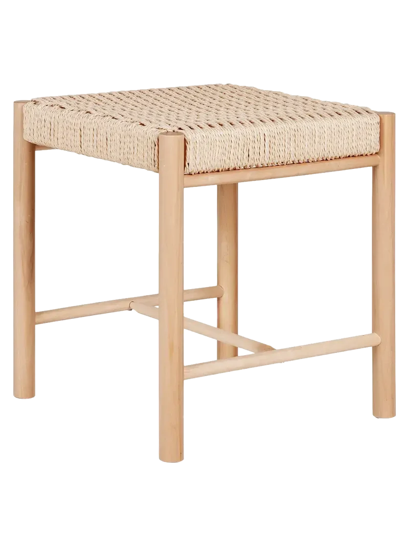 Abano Hocker Pappelholz, natur