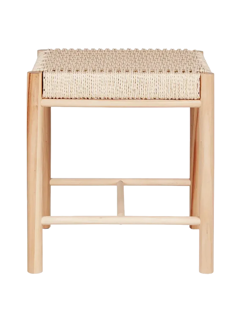 Abano Hocker Pappelholz, natur