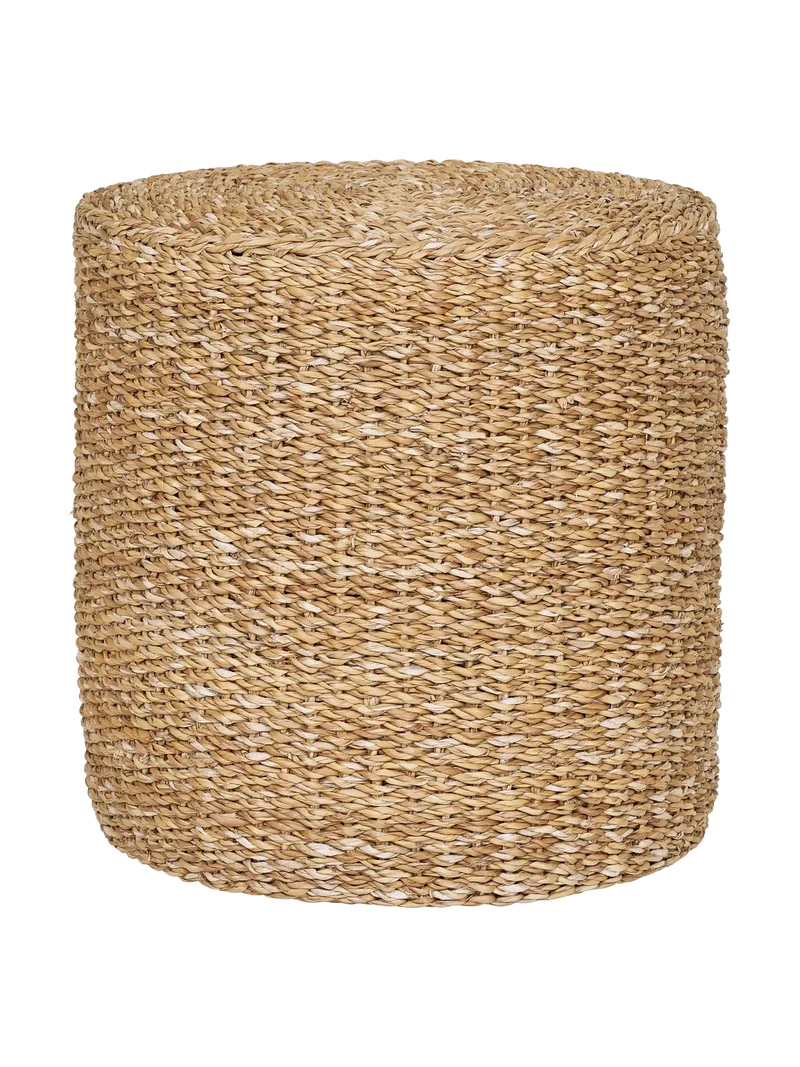 Rivera Pouf Seegras/Baumwolle, natur