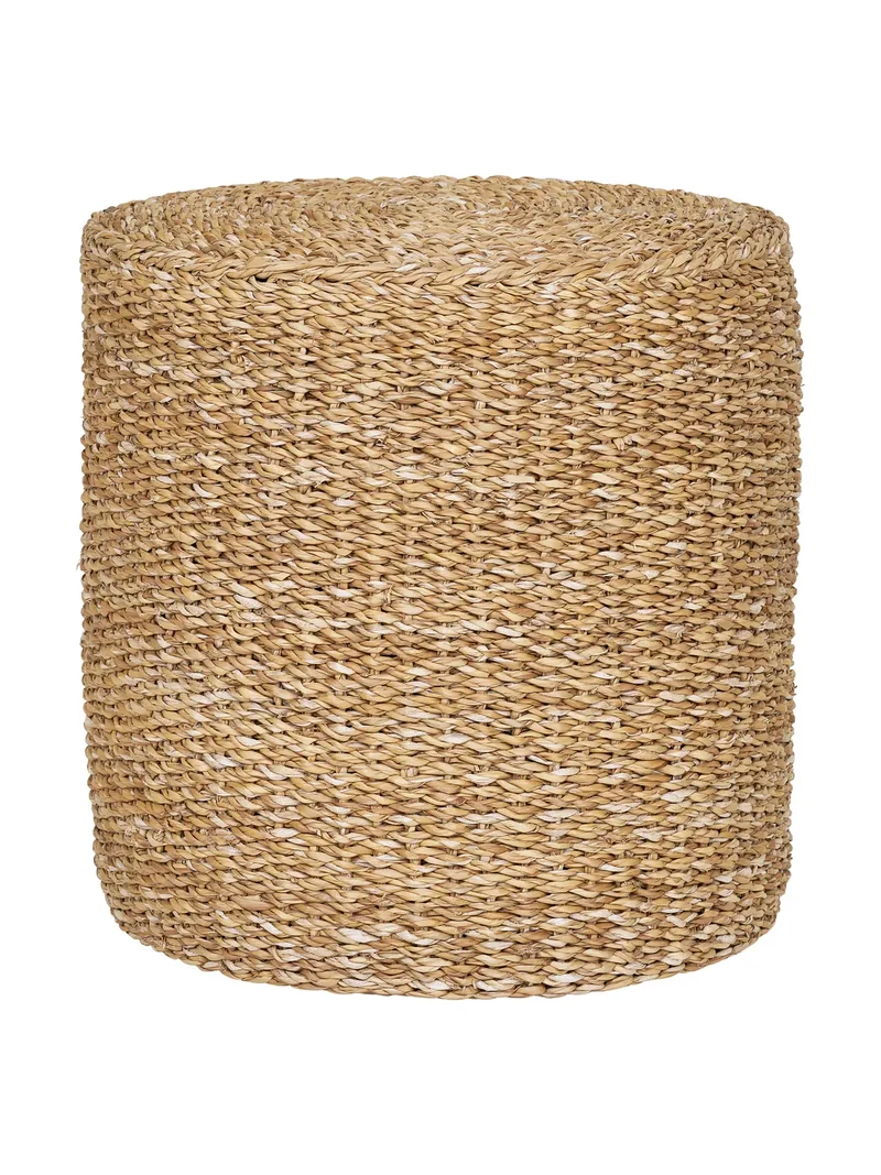 Rivera Pouf Seegras/Baumwolle, natur