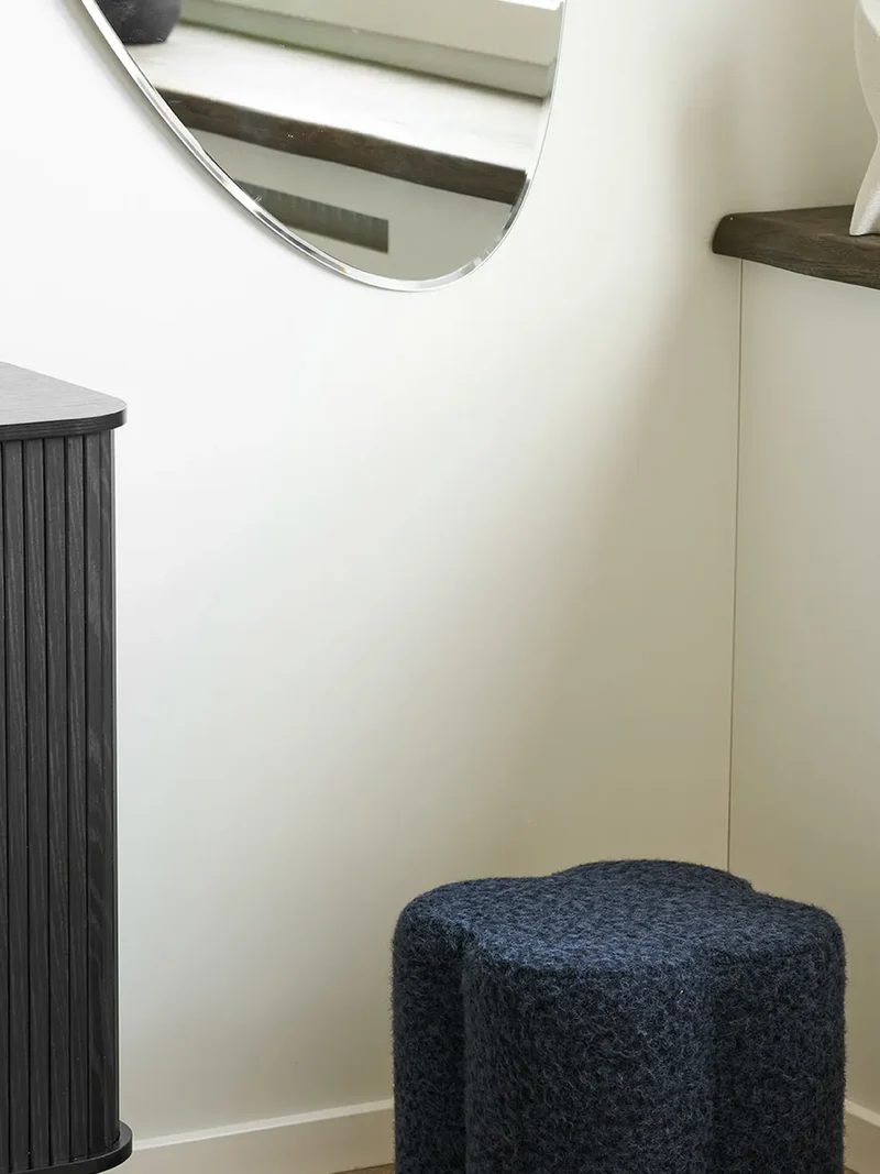 Durban Pouf blau