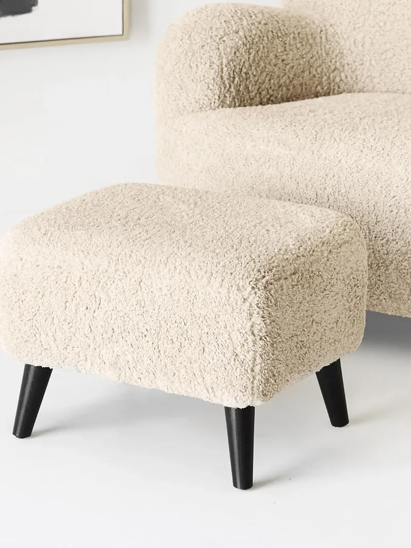 Lunaro Pouf hellbraun