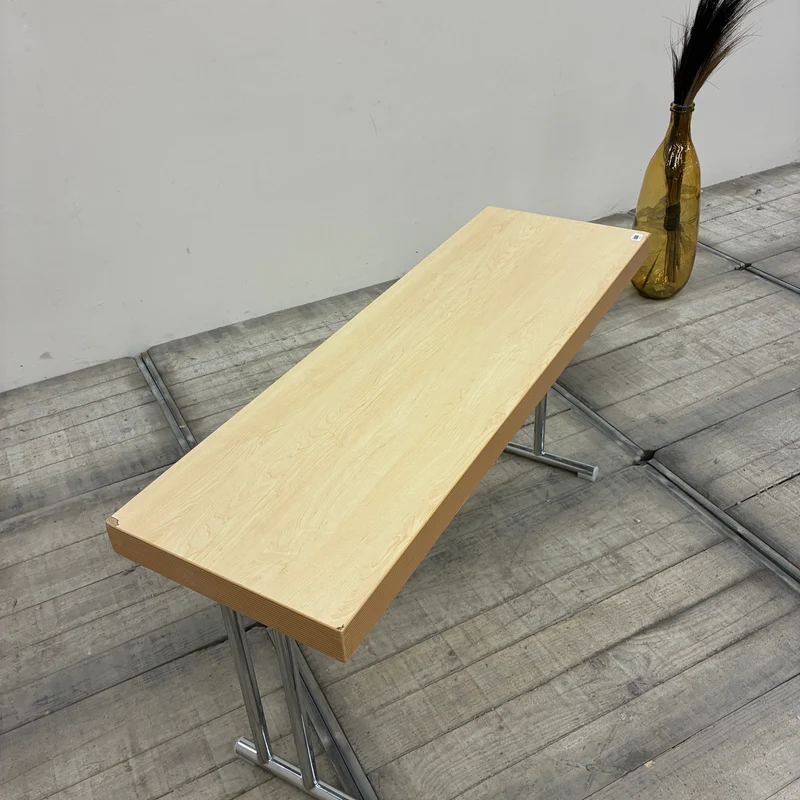 Brunner Klapptisch Buche 140x45 Holz Bankettisch Seminartisch Tisch Gebraucht