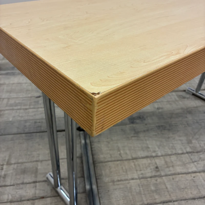 Brunner Klapptisch Buche 140x45 Holz Bankettisch Seminartisch Tisch Gebraucht
