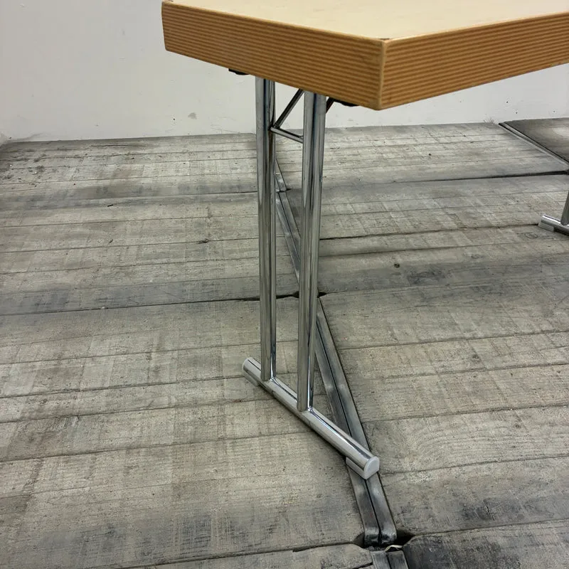 Brunner Klapptisch Buche 140x45 Holz Bankettisch Seminartisch Tisch Gebraucht