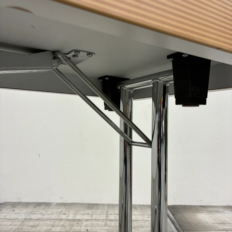 Brunner Klapptisch Buche 140x45 Holz Bankettisch Seminartisch Tisch Gebraucht