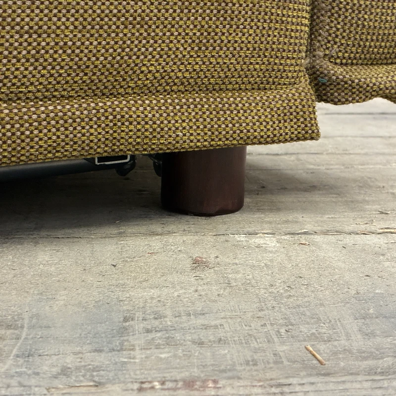 Schlafsofa 3-Sitzer Ausziehsofa Stoff 210cm Olivgrün Sofa Couch Gebraucht