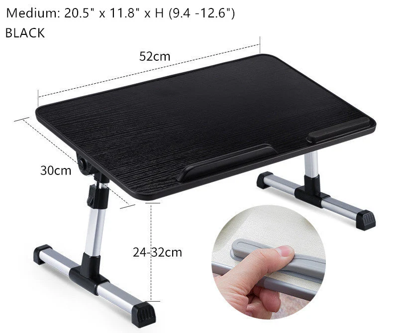 Höhenverstellbarer Laptop-Betttisch