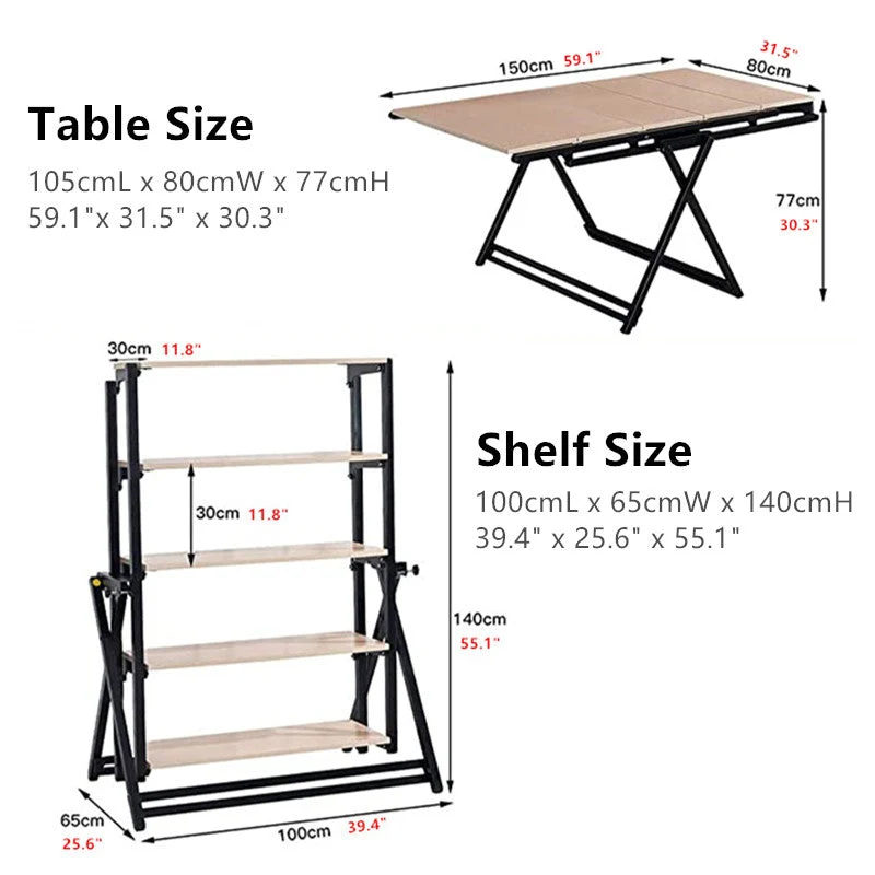 Swing Convertible Table & Regal