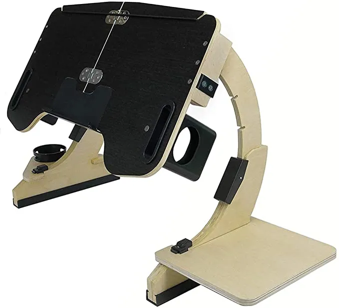 Tragbarer verstellbarer Laptop-Bett-Schreibtisch-Stand-Tablett-Tisch
