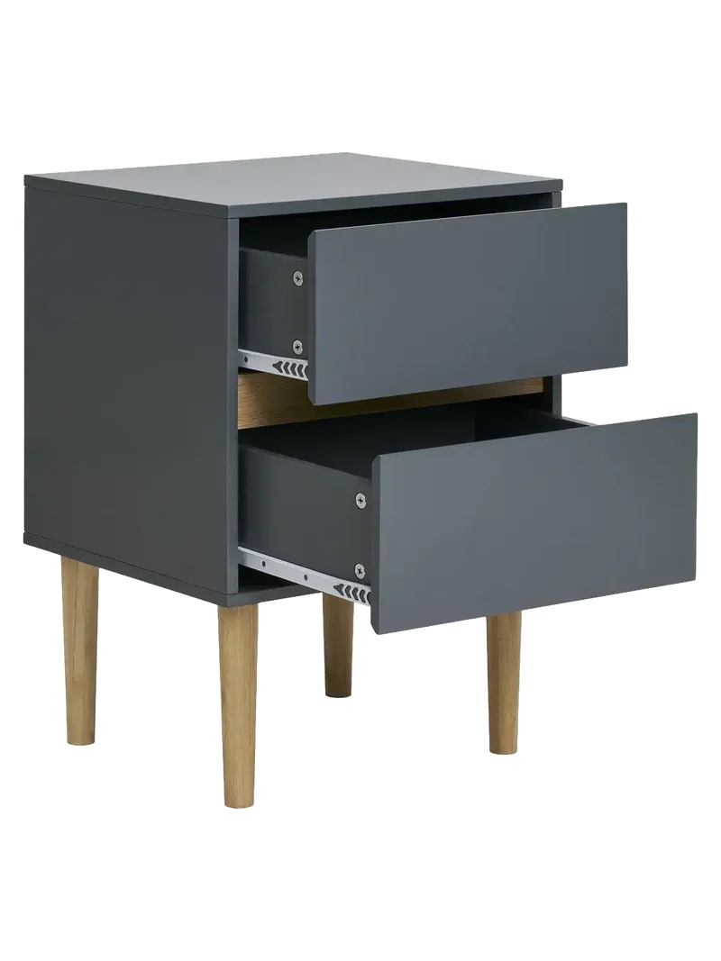 Bisley Beistelltisch lackiertes Holz, dunkelgrau
