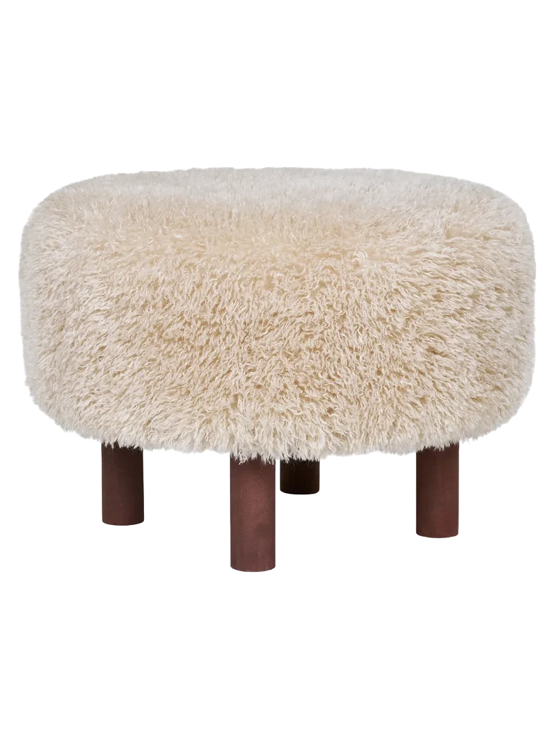 Inverness Pouf hellbraun