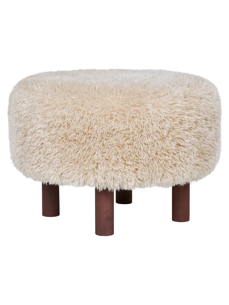 Inverness Pouf hellbraun