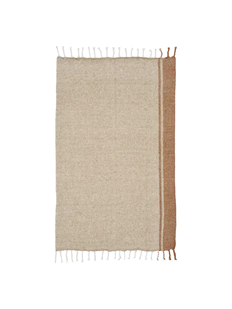 Almora Plaid beige/goldorange
