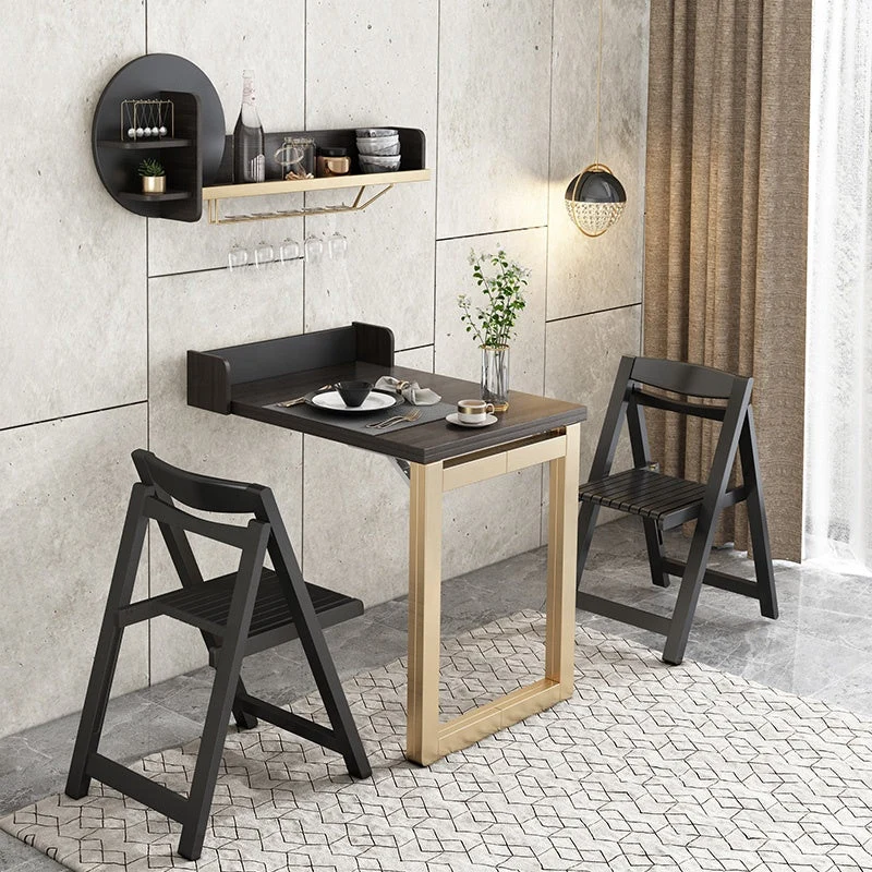 2020 Neuankömmling Wohnung Wandmontierter Klappbarer Mini Flacher Esstisch Flat