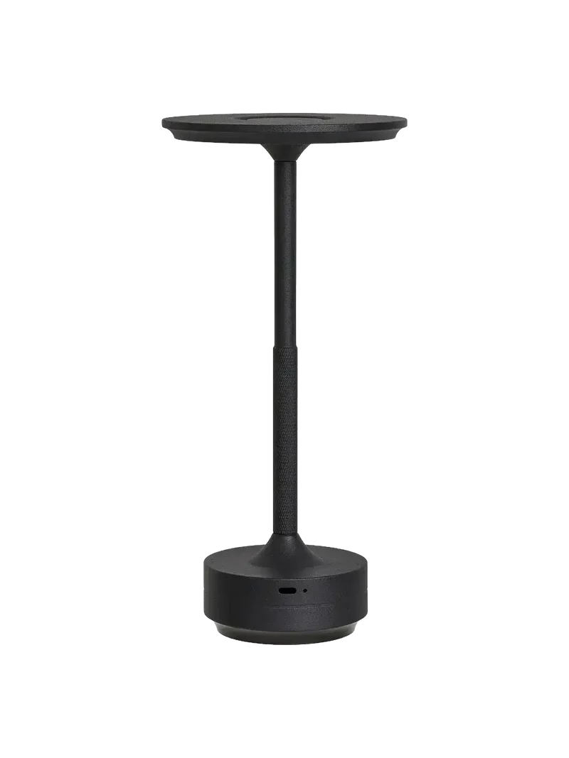 Lyneham LED-Tischleuchte schwarz, aufladbar