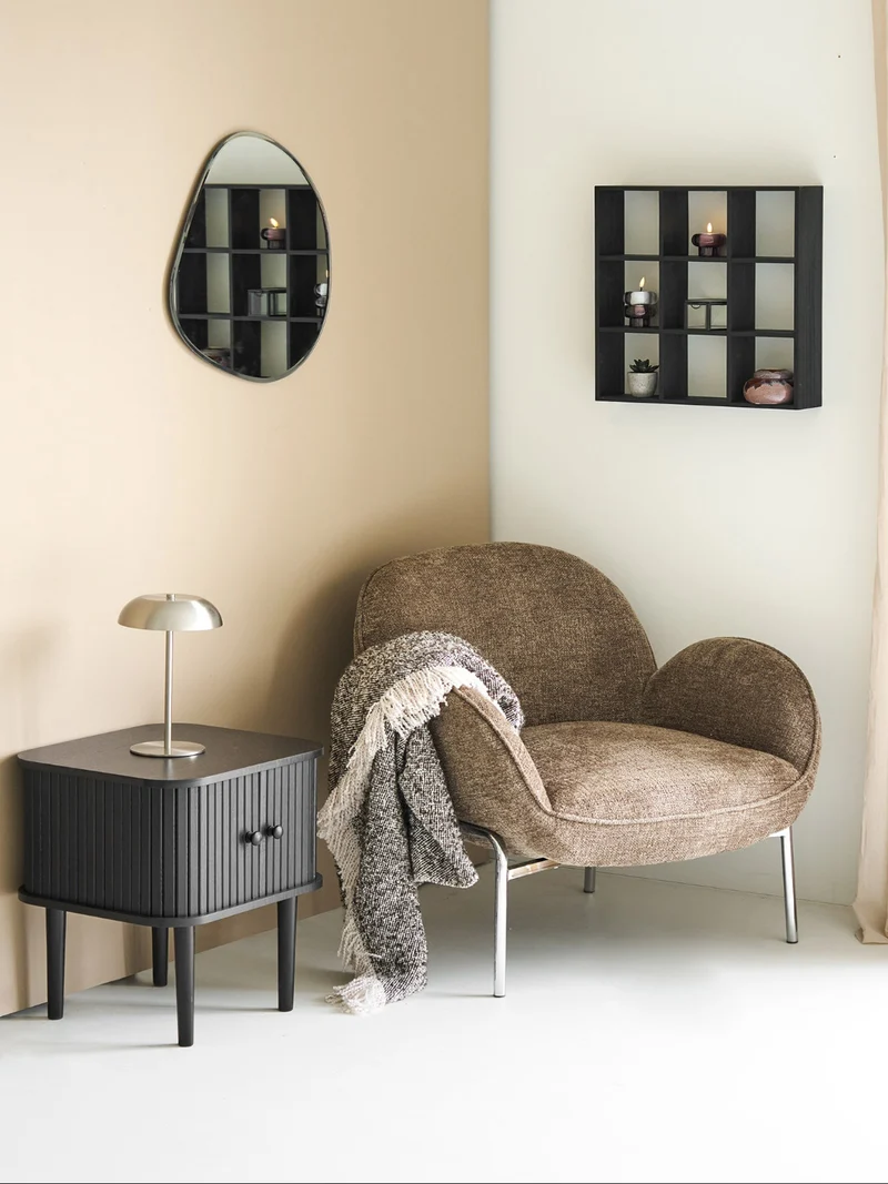 Fenwick Tischleuchte Metall, aufladbar, silber