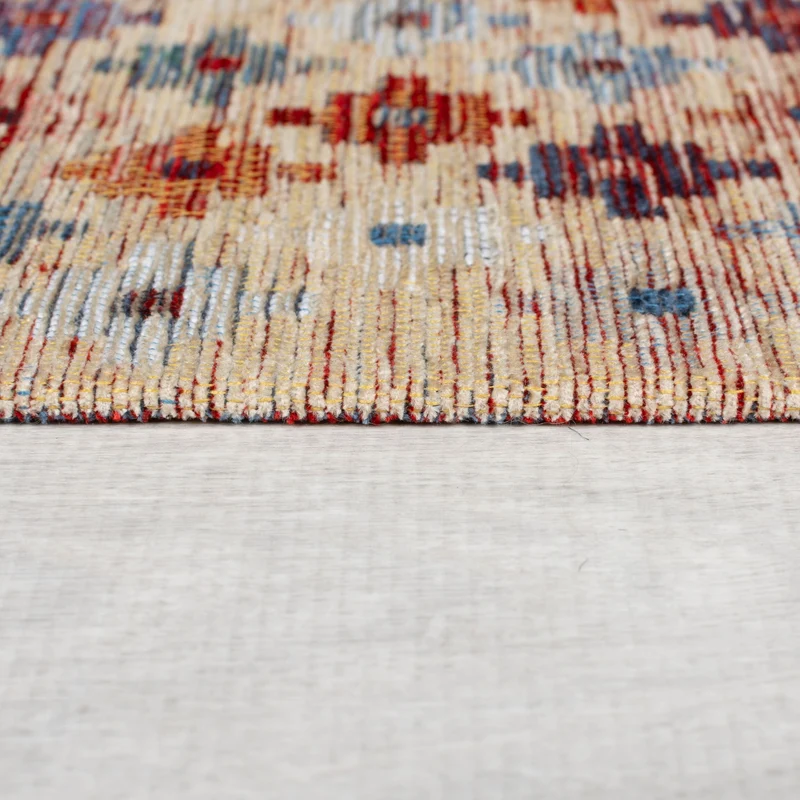Flachgewebe-Teppich Rauten-Chenille · 52 % Acryl · gewebt
